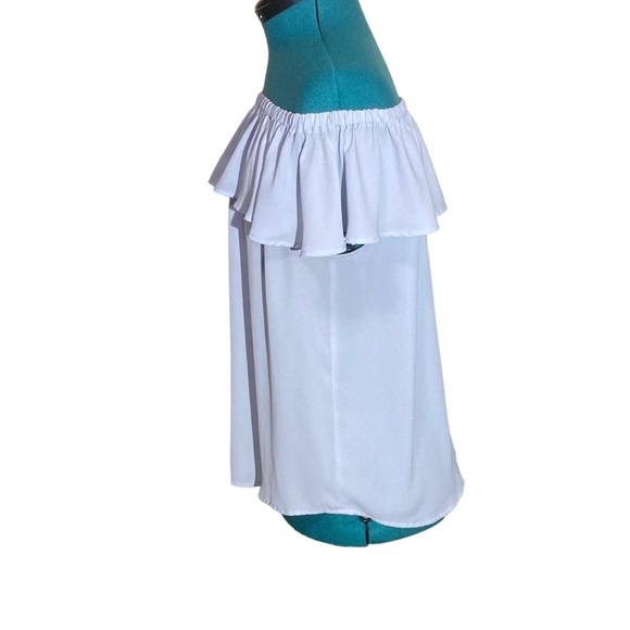 Loft Off-Shoulder Ruffle Blouse - Picture 8 of 13